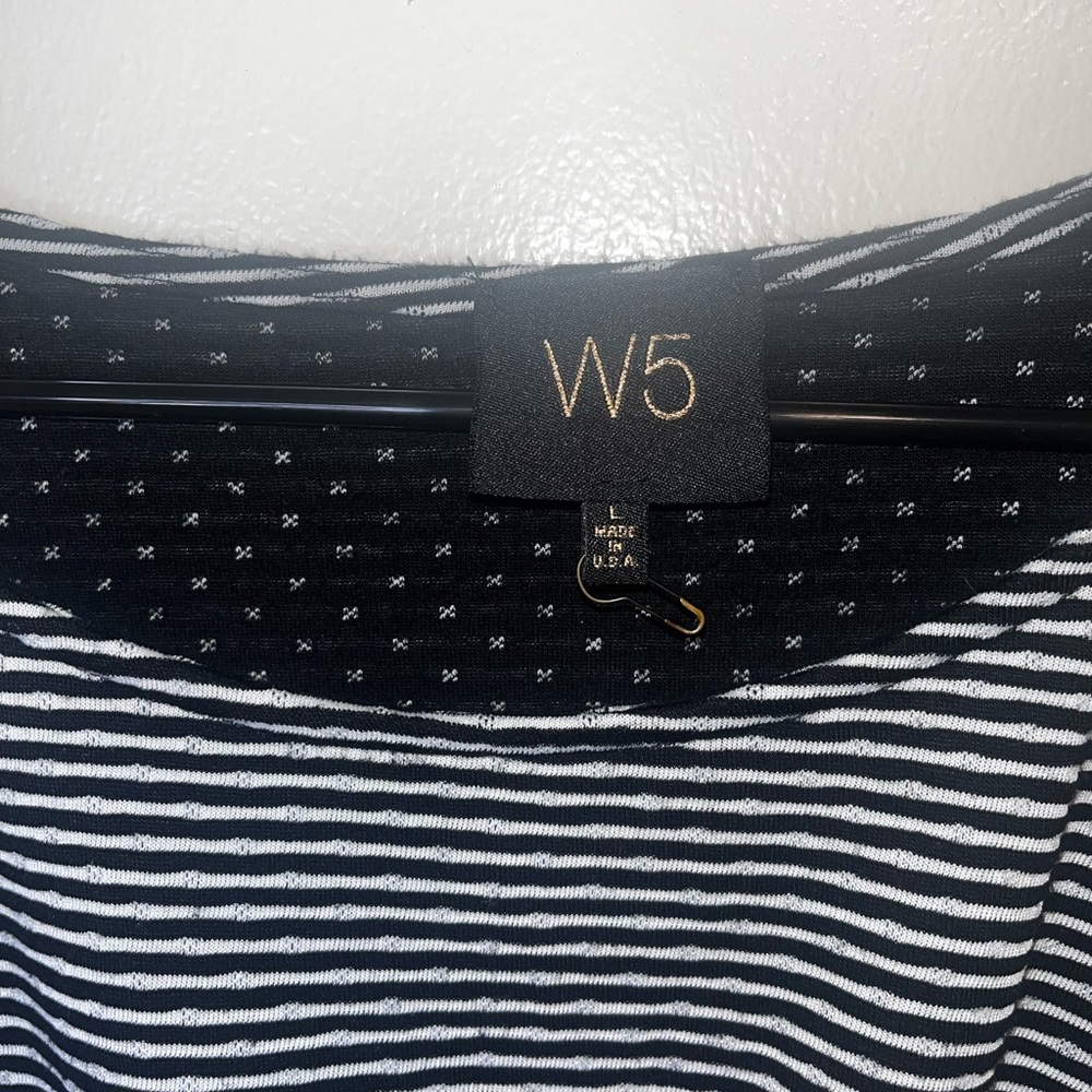 Striped Mid sleeve blouse - Picture 3 of 3